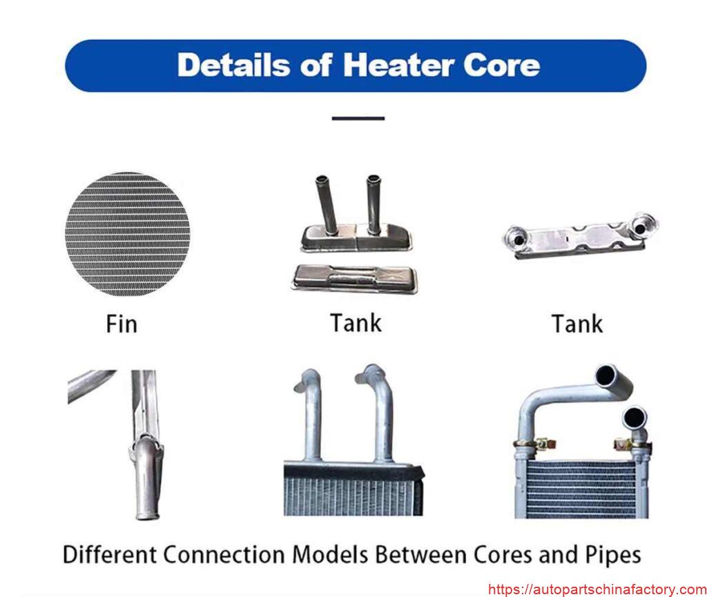 Heater core part details