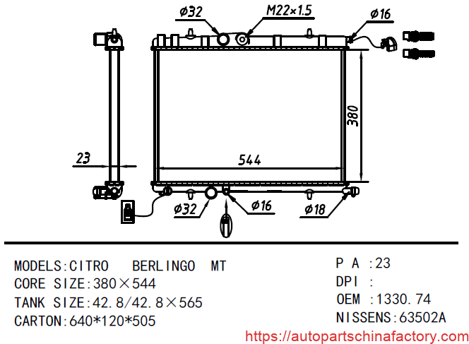 APCF-99-88043: The Professional Exporter’s Choice for Peugeot & Citroën Cooling