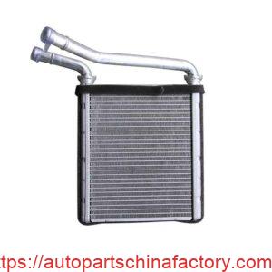 Front-facing product shot of APCF-62-75042 heater core with foam seal.